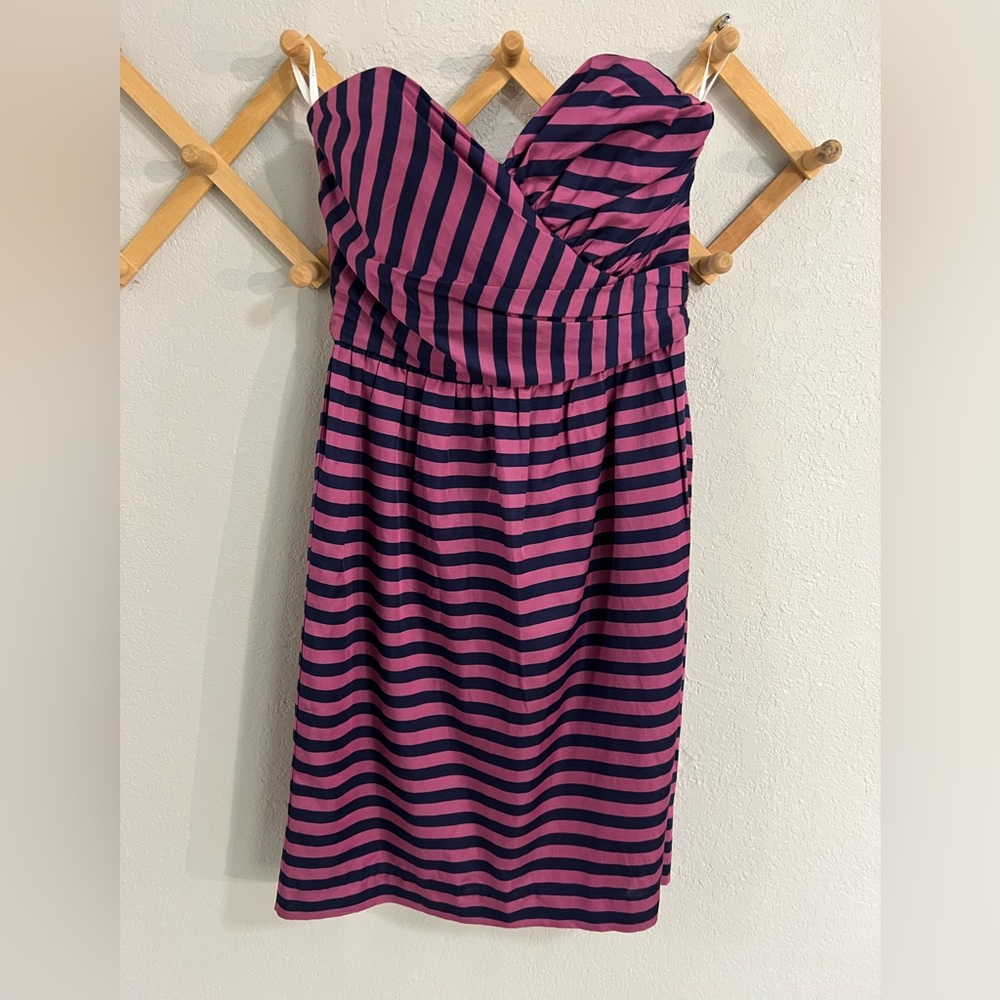 Anthropologie Corey Lynn Calter Silk Strapless Dress New With Tags Size 8